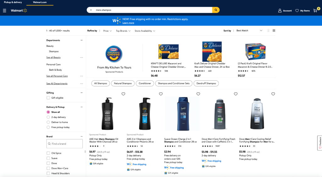 walmart digital shelf optimisation